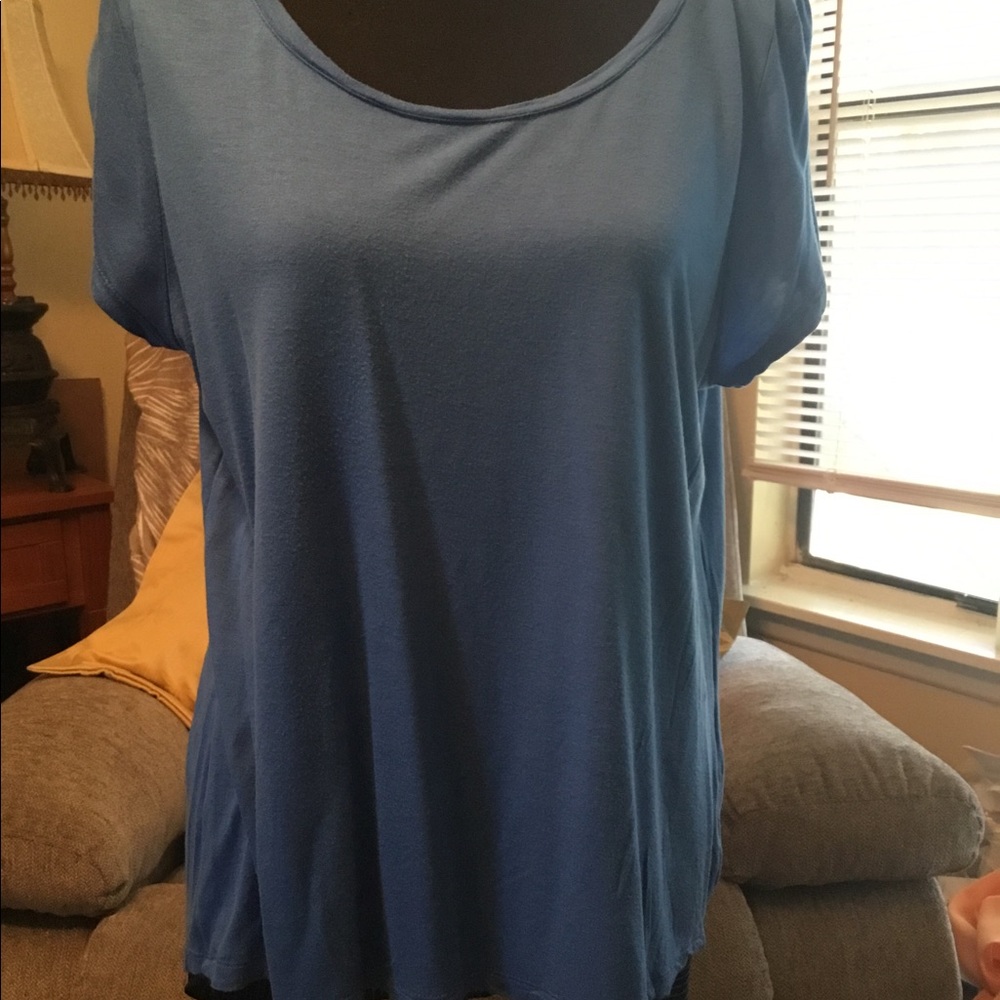 Top with silk undershirt - Picture 3 of 4